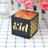 Cadeaudoosje klein Eid goud/zwart 4 stuks 2 Islamboekhandel.nl